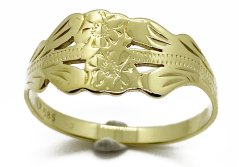 Zlatý prsten 2,07 g 14 Kt