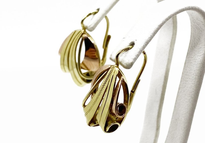 Zlaté náušnice 5,11 g 14 Kt