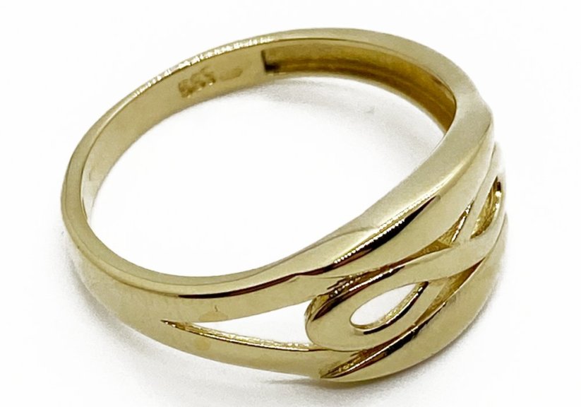 Zlatý prsten 2,38 g 14 Kt