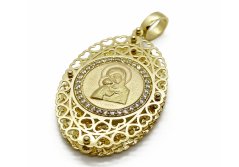 Zlatý přívěsek Madonka 5,50 g 14 Kt
