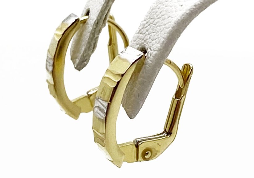 Zlaté náušnice 1,30 g 14 Kt