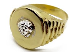 Zlatý prsten pánský 4,32 g 14 Kt