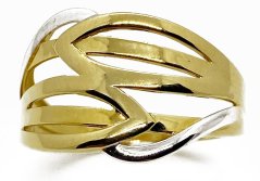 Zlatý prsten 2,51 g 14 Kt