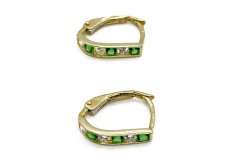 Zlaté náušnice 1,13 g 14 Kt