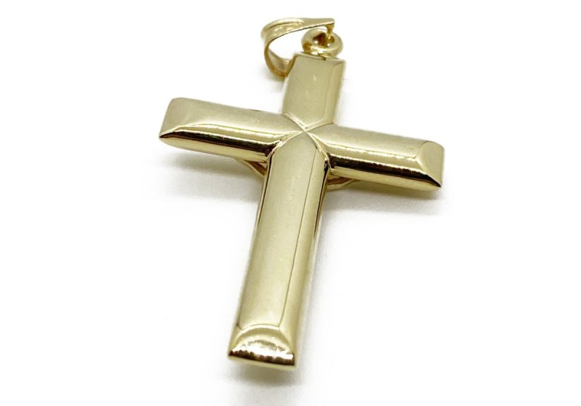 Zlatý přívěsek Kříž 3,54 g 14 Kt
