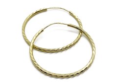 Zlaté náušnice 2,07 g 14 Kt