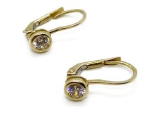 Zlaté náušnice 1,92 g 14 Kt