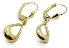 Zlaté náušnice 2,30 g 14 Kt