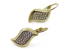 Zlaté náušnice 2,40 g 14 Kt