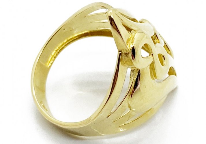 Zlatý prsten 3,48 g 14 Kt