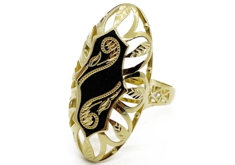 Zlatý prsten 4,97 g 14 Kt