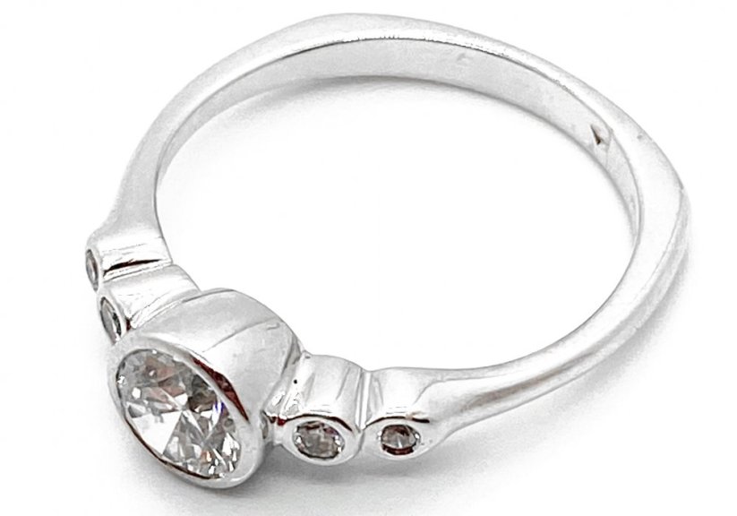 Zlatý prsten s Diamanty 0,73 ctw, 3,55 g 14 Kt, Ce