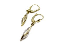 Zlaté náušnice 2,65 g 14 Kt