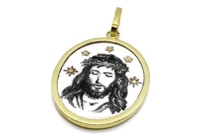 Zlatý přívěsek Ježíš 3,99 g 14 Kt