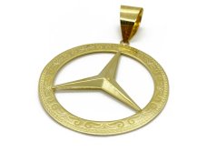 Zlatý přívěsek Mercedes 7,47 g 14 kt