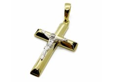 Zlatý přívěsek Kříž 2,86 g 14 Kt