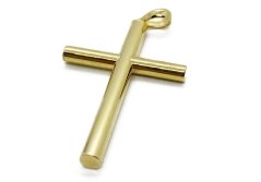 Zlatý přívěsek Kříž 2,24 g 14 Kt