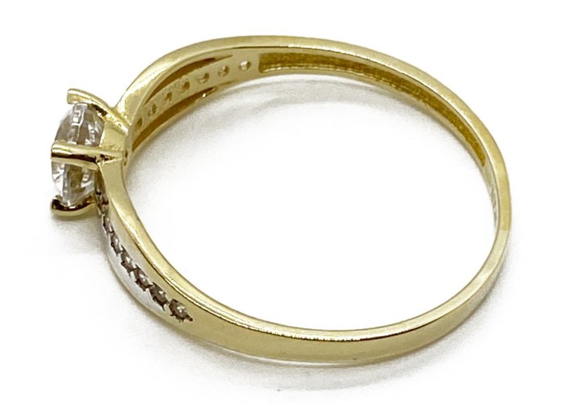 Zlatý prsten 1,52 g 14 Kt