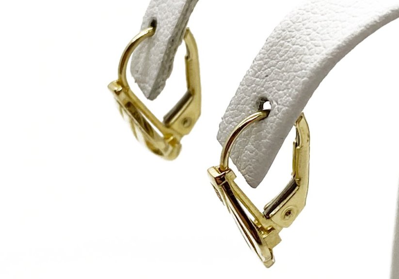 Zlaté náušnice 1,93 g 14 Kt