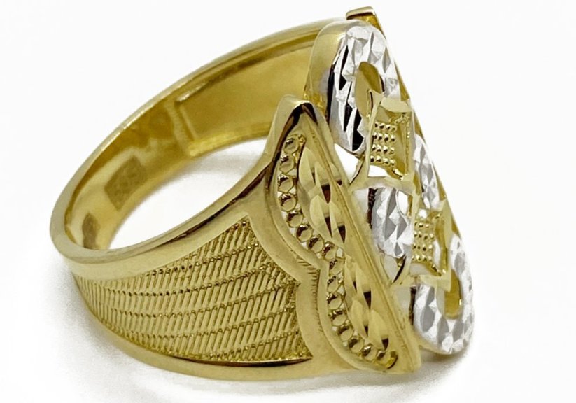 Zlatý prsten 3,48 g 14 Kt