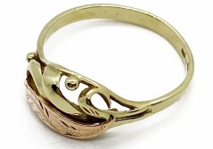 Zlatý prsten 2,13 g 14 Kt