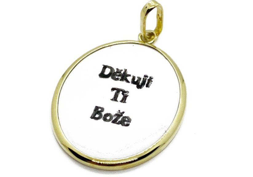 Zlatý přívěsek Ježíš 3,99 g 14 Kt