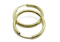 Zlaté náušnice 1,28 g 14 Kt