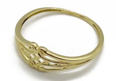 Zlatý prsten 1,15 g 14 Kt