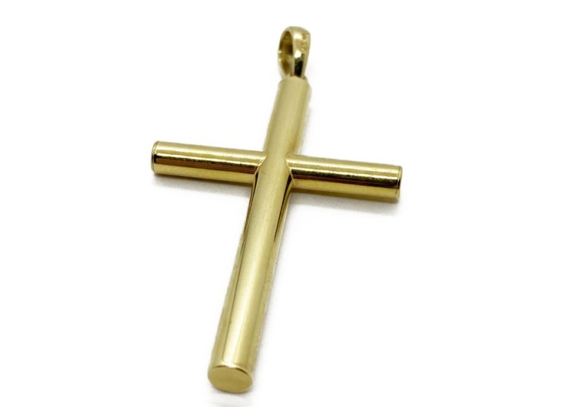 Zlatý přívěsek Kříž 2,33 g 14 Kt