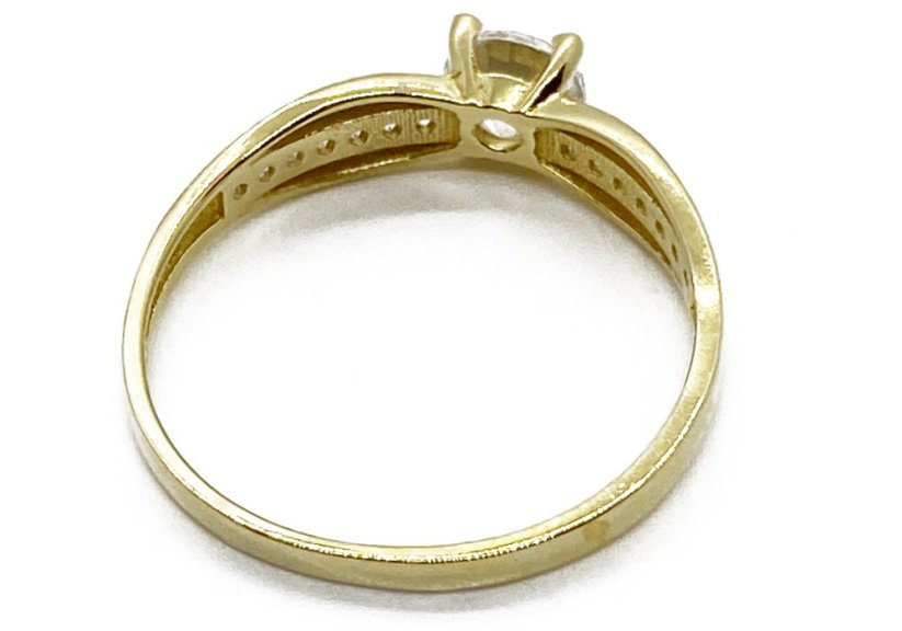 Zlatý prsten 1,52 g 14 Kt