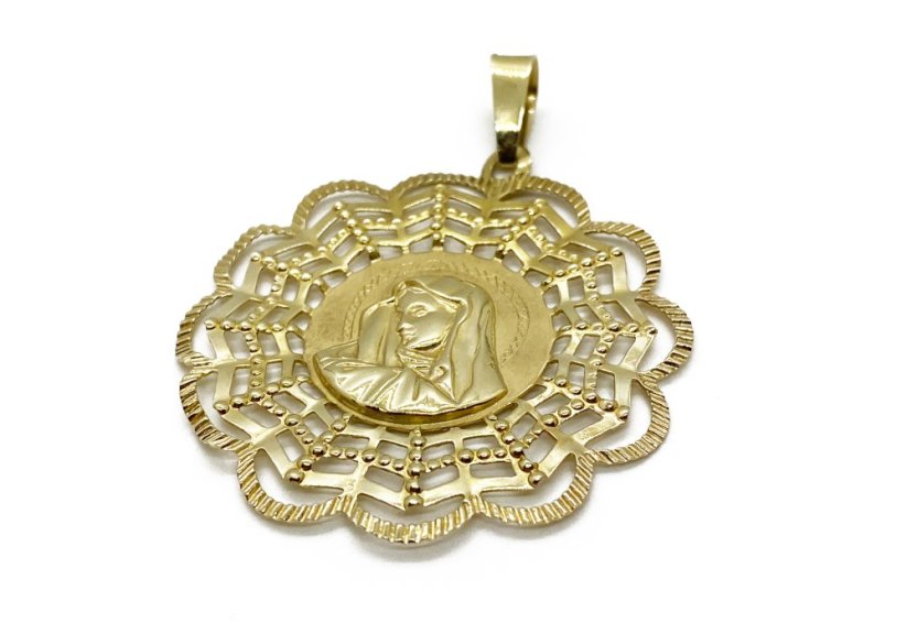 Zlatý přívěsek Madonka 5,28 g 14 Kt
