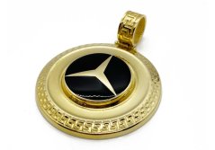 Zlatý přívěsek Mercedes 11,51 g 14 Kt