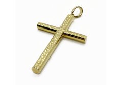 Zlatý přívěsek Kříž 2,24 g 14 Kt