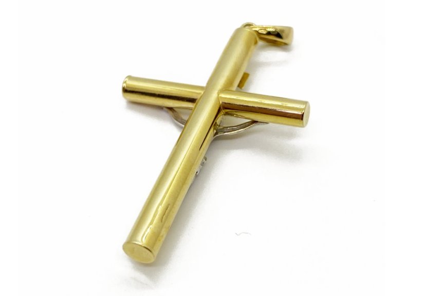 Zlatý přívěsek Kříž 2,22 g 14 Kt