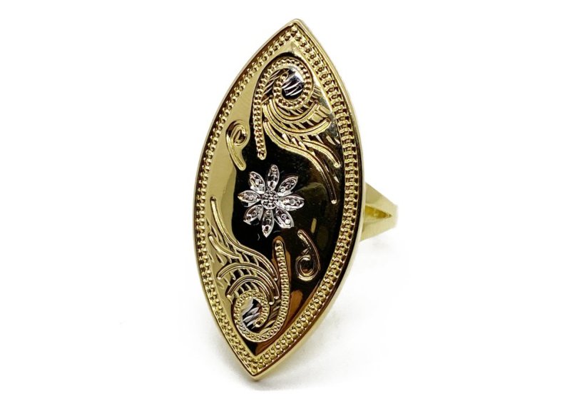 Zlatý prsten 3,62 g 14 Kt