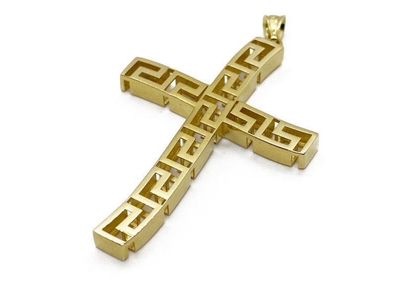 Zlatý přívěsek Kříž 2,69 g 14 Kt