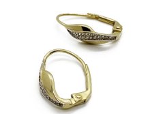 Zlaté náušnice 1,98 g 14 Kt