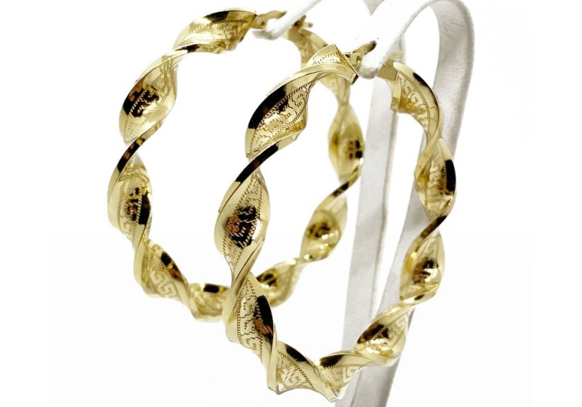 Zlaté náušnice 10,00 g 14 Kt