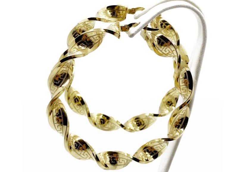 Zlaté náušnice 10,00 g 14 Kt