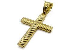 Zlatý přívěsek Kříž 2,58 g 14 Kt