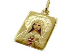 Zlatý přívěsek Madonka  1,11 g 14 Kt