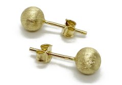 Zlaté náušnice 1,18 g 14 kt