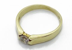Zlatý prsten 1,92 g 14 Kt