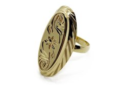 Zlatý prsten 2,82 g 14 Kt