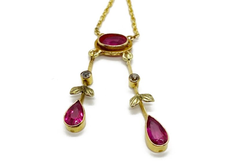 Zlatý řetízek - Závěs 4,55 g 14 Kt