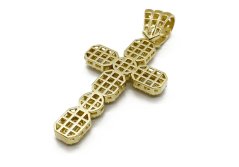 Zlatý přívěsek Kříž 7,22 g 14 Kt