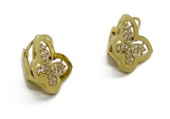 Zlaté náušnice 2,41 g 14 Kt