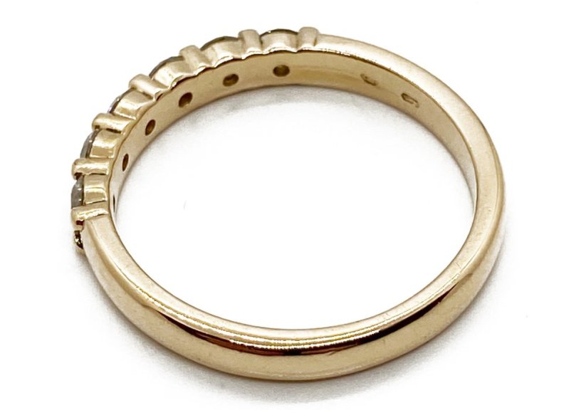 Zlatý prsten s Diamanty 0,54 Ct