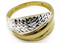 Zlatý prsten 2,90 g 14 Kt