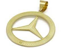 Zlatý přívěsek Mercedes 7,47 g 14 kt